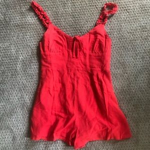 Red romper